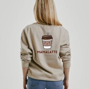 Sweater mamalatte beige - Mama en ik outfit