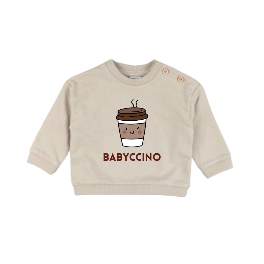 Sweater babyccino beige - Mama en ik outfit