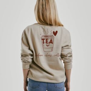 Sweater tea first beige - Mama en ik outfit