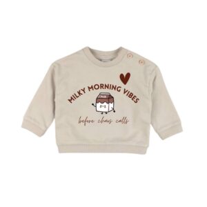 Sweater milky morning beige - Mama en ik outfit