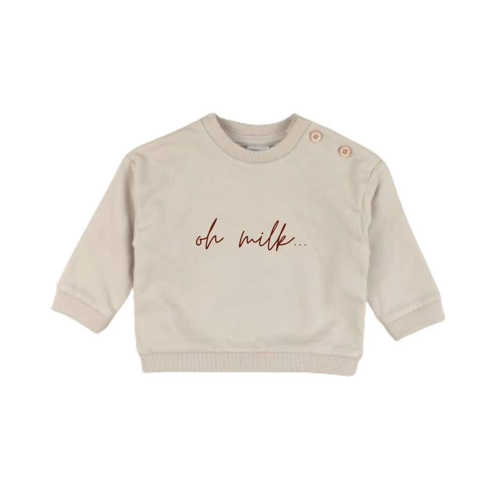 Sweater oh milk beige - Mama en ik outfit