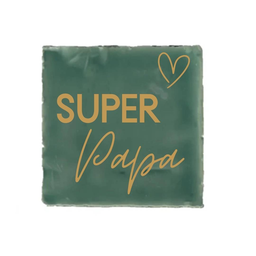 Tegeltje - Super Papa - diverse kleuren - Afbeelding 2