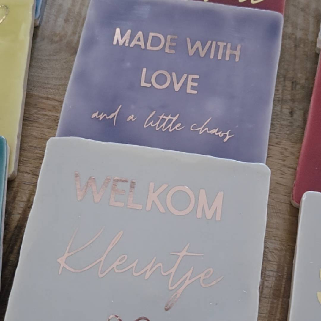 Tegeltje- Huisje vol liefde-diverse kleuren - Afbeelding 17