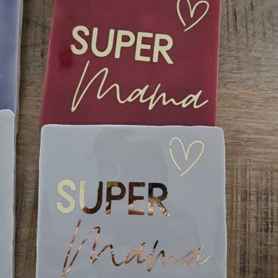 Tegeltje - Super Mama - diverse kleuren - Afbeelding 3