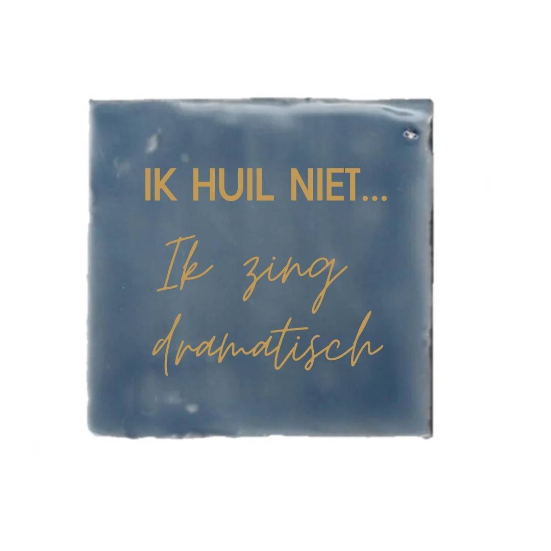 Tegeltje - Ik huil niet - diverse kleuren - Afbeelding 3