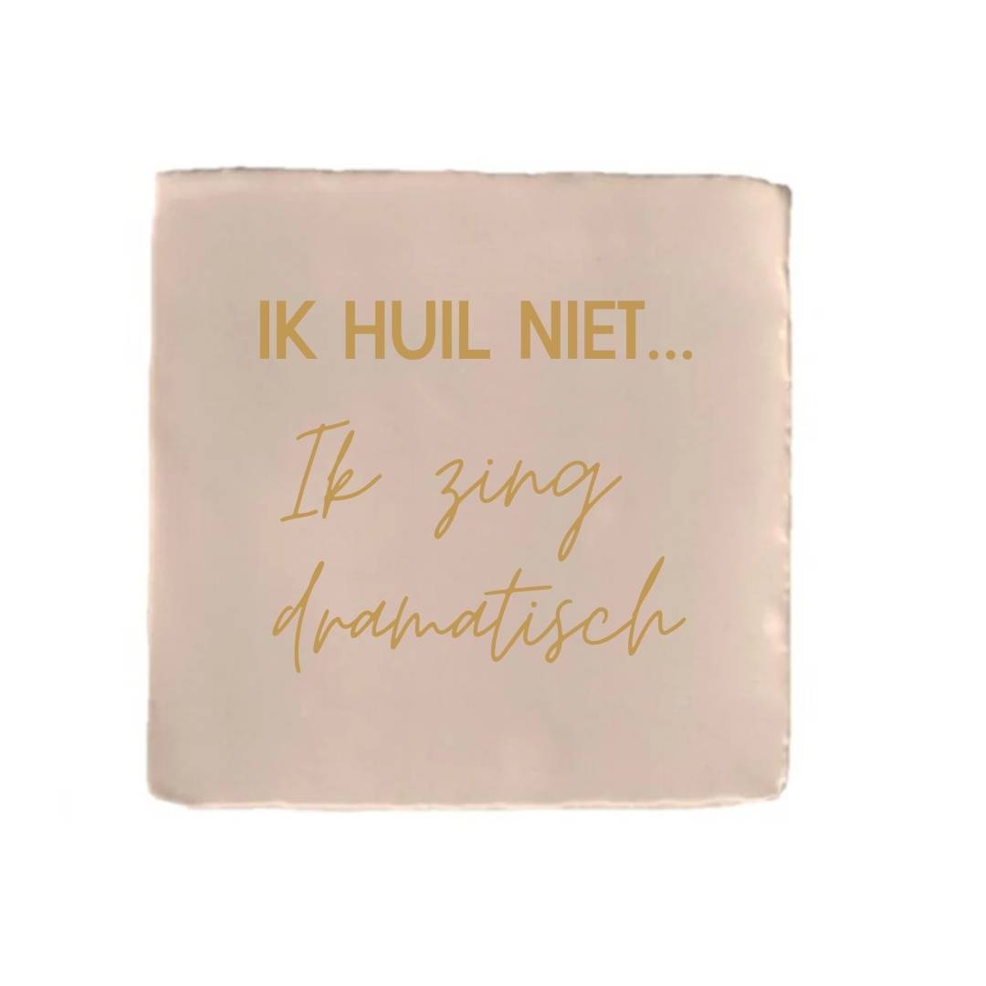 Tegeltje - Ik huil niet - diverse kleuren - Afbeelding 4