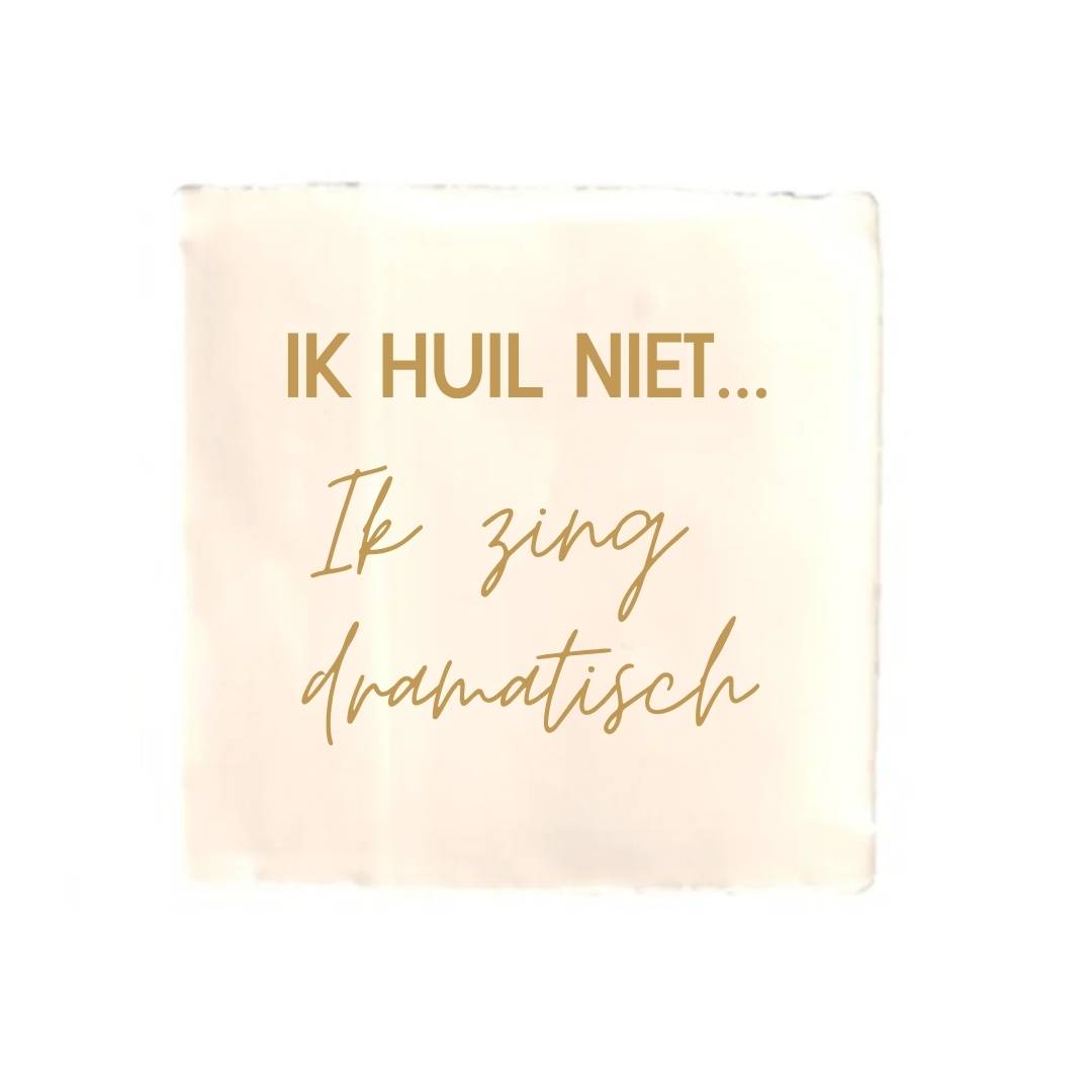 Tegeltje - Ik huil niet - diverse kleuren - Afbeelding 9