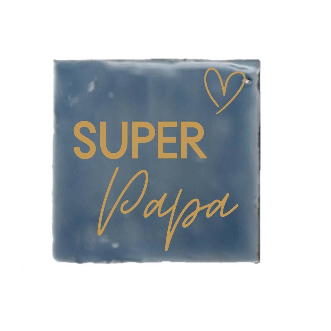 Tegeltje - Super Papa - diverse kleuren - Afbeelding 3