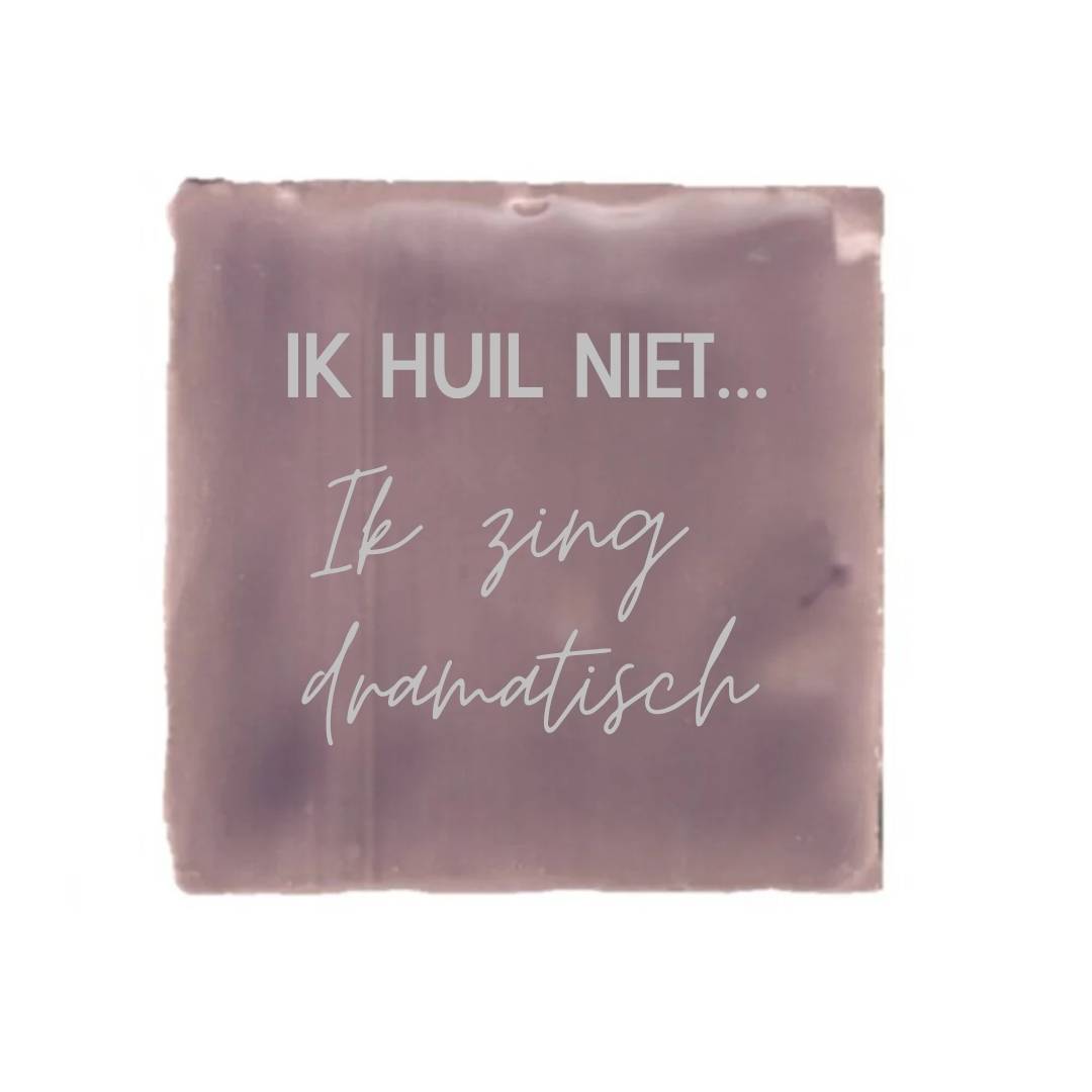 Tegeltje - Ik huil niet - diverse kleuren