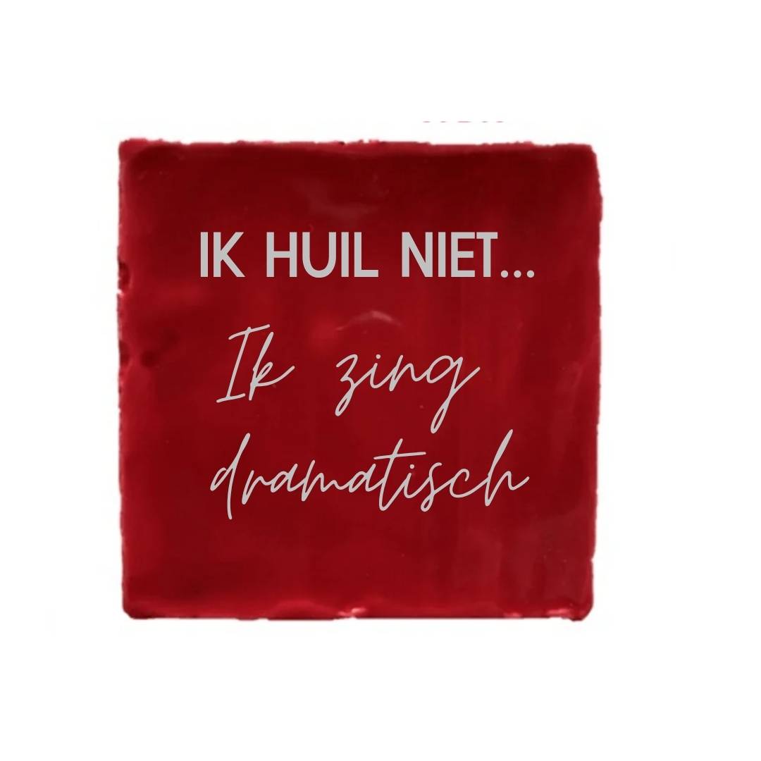 Tegeltje - Ik huil niet - diverse kleuren - Afbeelding 12