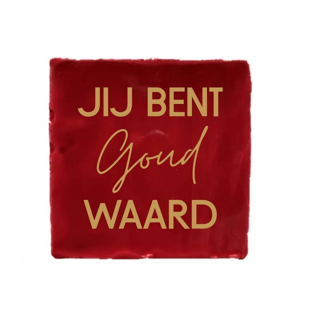 Tegeltje-Jij bent goud waard-diverse kleuren - Afbeelding 5