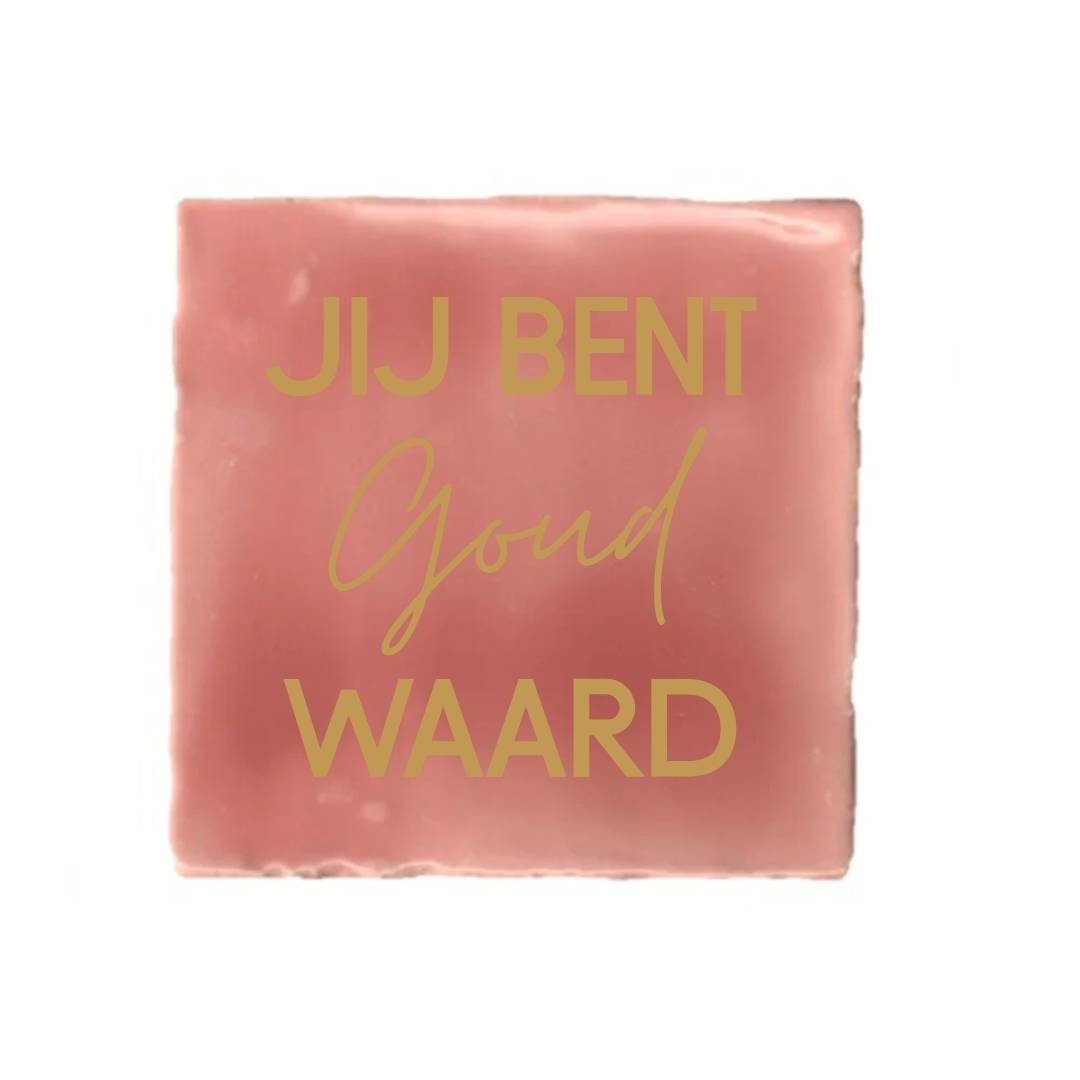 Tegeltje-Jij bent goud waard-diverse kleuren - Afbeelding 7