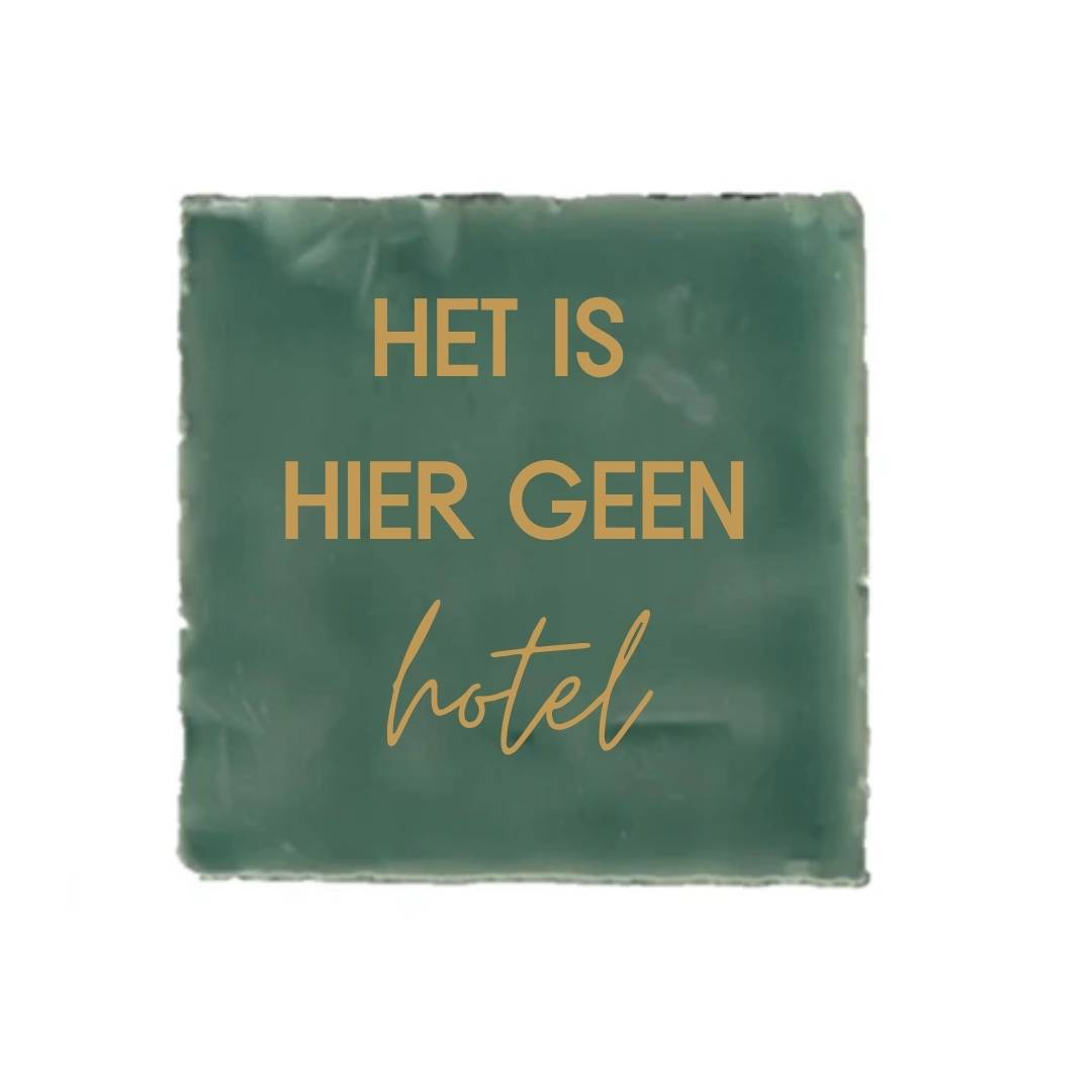 Tegeltje - Het is hier geen hotel - diverse kleuren - Afbeelding 2