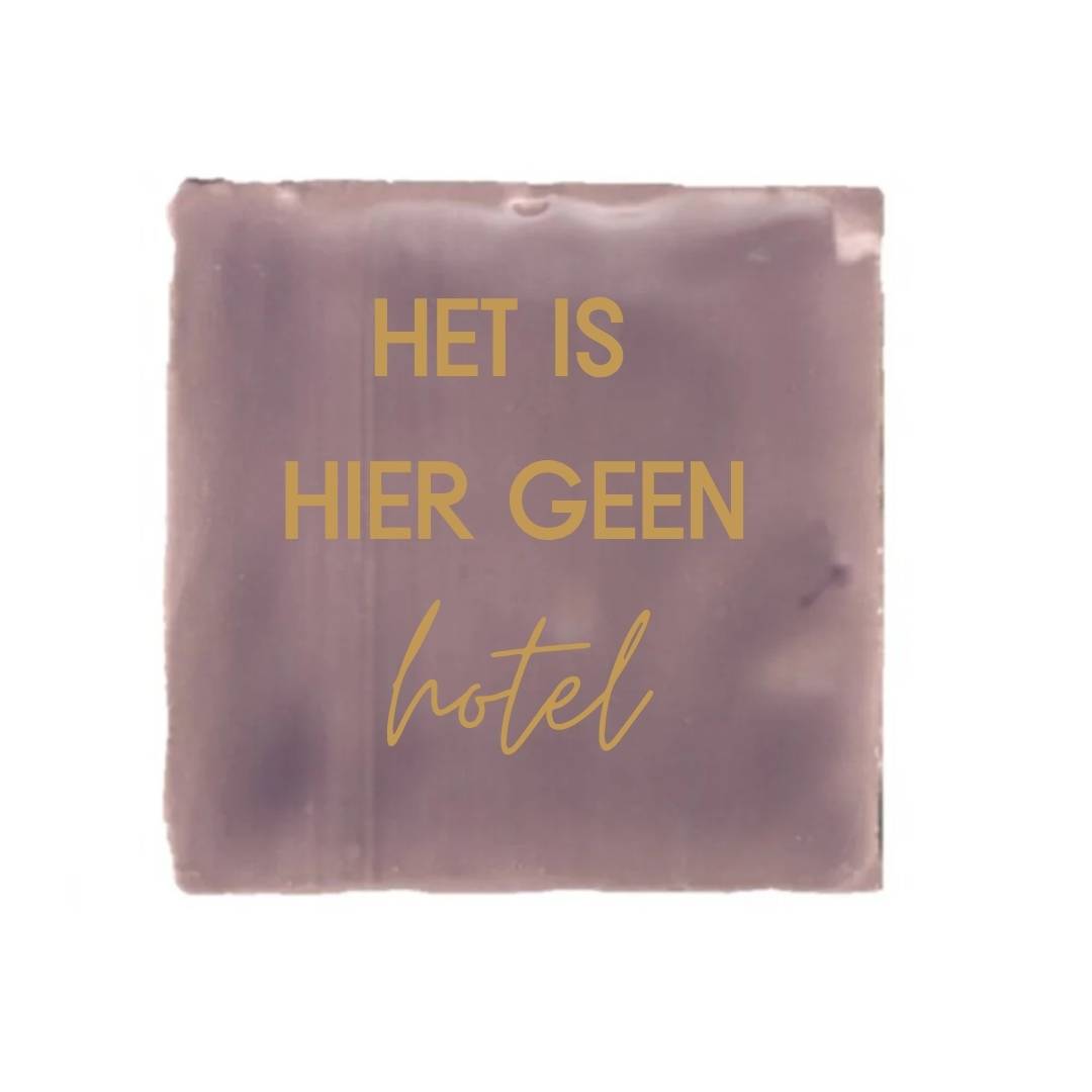 Tegeltje - Het is hier geen hotel - diverse kleuren - Afbeelding 4