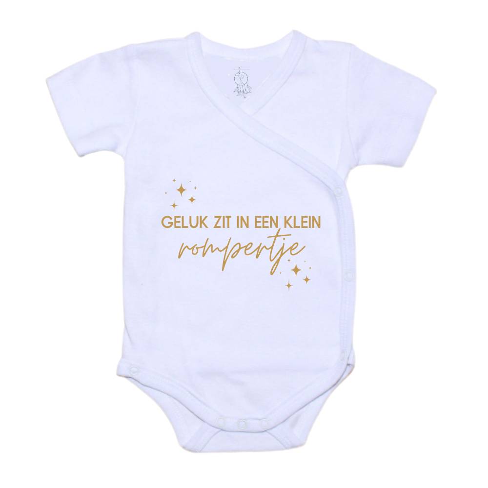 Romper - Geluk zit in een klein rompertje