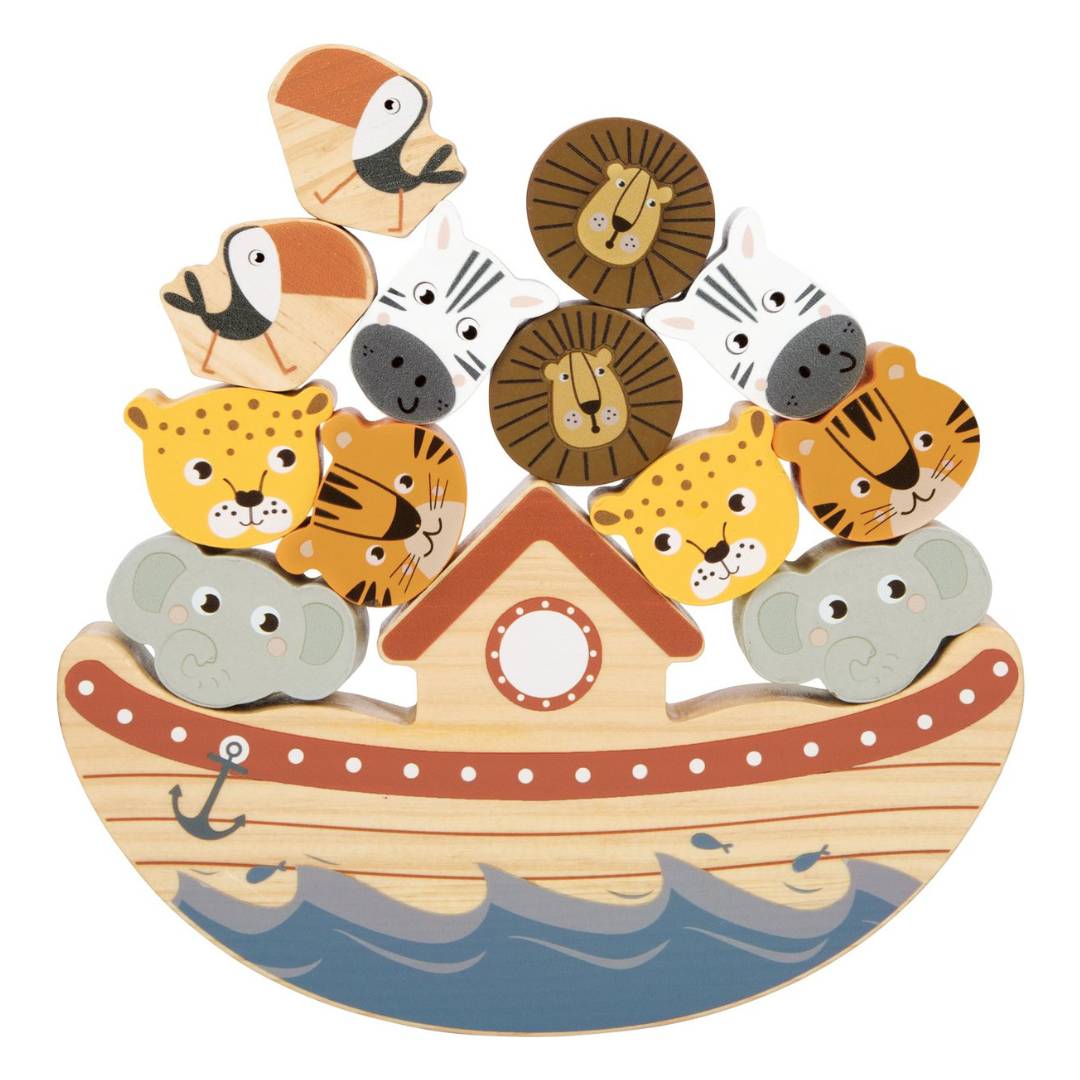 Houten balansspel safari