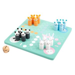 Houten bordspel dieren