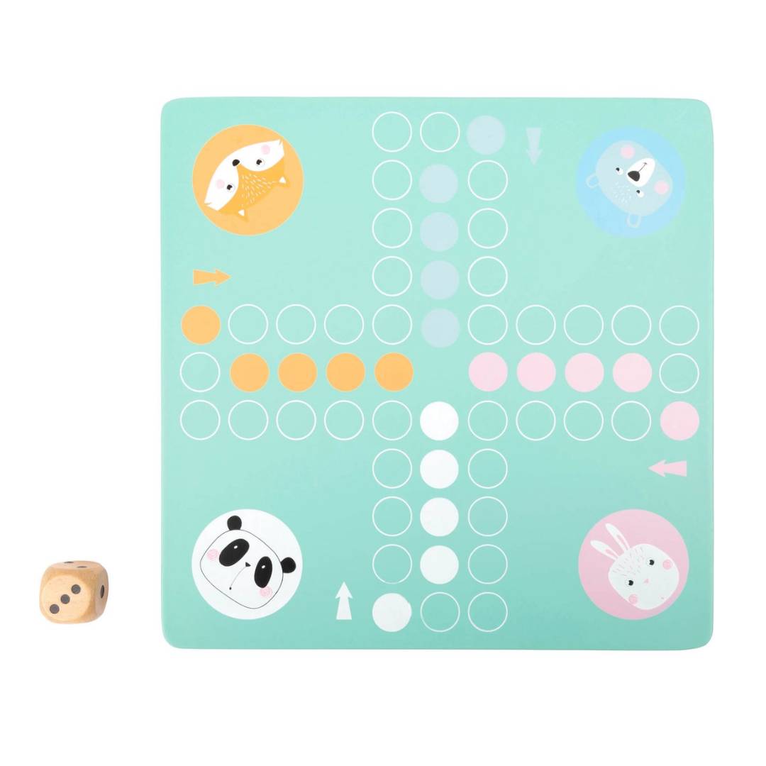 Houten bordspel dieren