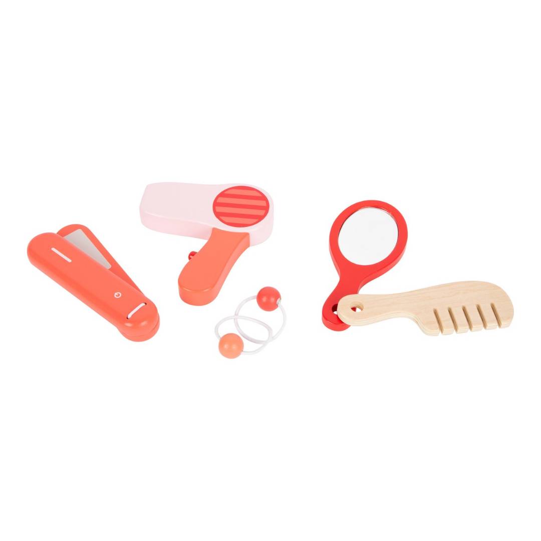 Houten make-up en kapperskoffer