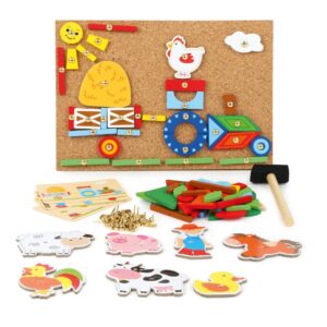 Hamertje tik boerderijdieren