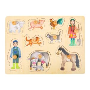 Houten puzzel boerderij & platteland