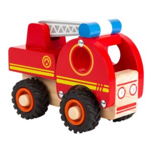 Houten brandweerwagen