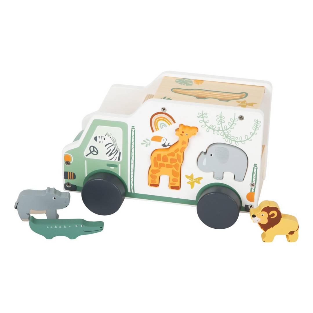 Houten vormenstoof safari