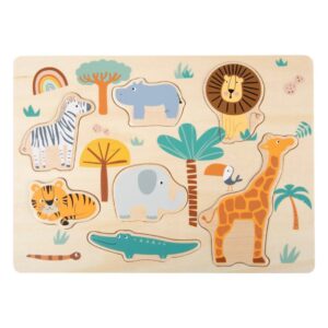 Houten puzzel safari
