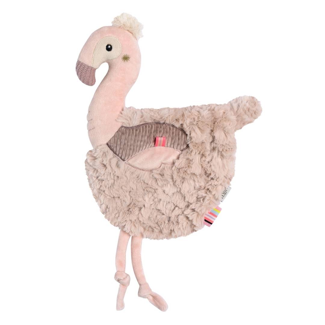 Knuffeldoekje flamingo