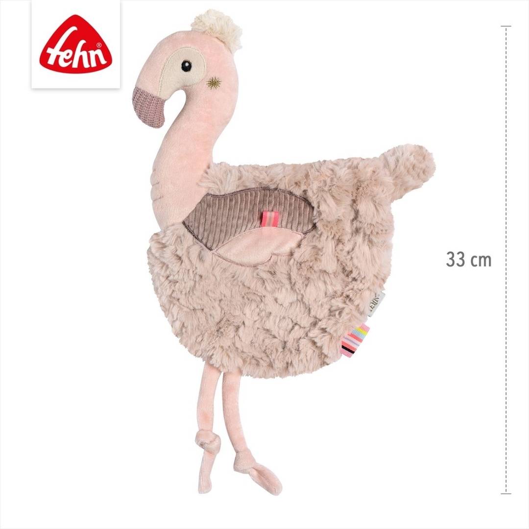 Knuffeldoekje flamingo