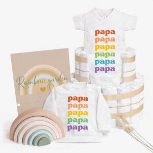 Luiertaart - Papa regenboog - Regenbooggezinnen - Twee papa's